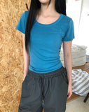 Meloteen Side Shirred Nylon Pants
