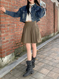 Maroni Pleats Tennis Midi Skirt