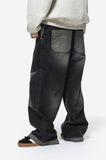 Star Wide Denim Pants