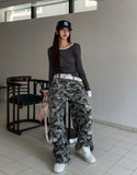 [U-BASIC] Deer see-through layered tencel long sleeves