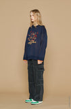 Flower Bear Graphic Sweater