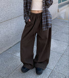 Ked Snap Wide Cotton Banding Long Pants