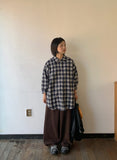 Bevron Cotton Balloon Wide Pants
