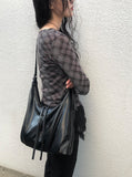 Chopi Bobusang Leather Cross Shoulder Bag