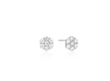 Essence Silver (W) Moissanite Eclat Earrings