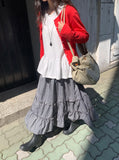 Sendo Diamond Embossed Cotton Shoulder Bag