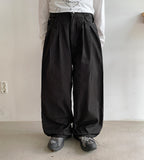 Delnity pintuck wide cotton pants