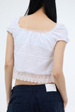 Lip lace blouse