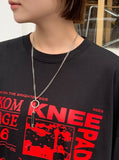 Cuben Surgical Silver Necklace