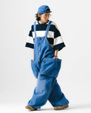 [AG] Side Pocket Denim Balloon Overall