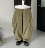 Lotfi Banding Cotton Balloon Cargo Pants