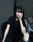 Cable Collar Knit