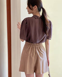 Colin Pleated Pintuck Shorts