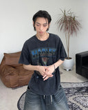 Dusk Eagle Washed Short Sleeve T-shirt