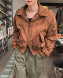 Romu Rivet Suede Flight Jumper