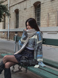 Soap Stripe Two-Way Crop Knit