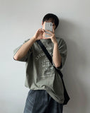 Pintuck Over Wide Denim