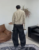 Deon Dyeing High Neck Crop Jacket