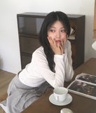 Shimmer Dot Lace Long Sleeve T-Shirt