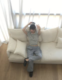 Levon loose fit striped short sleeve t-shirt