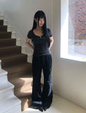 Mucon Eyelet Short Sleeve T-shirt