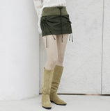 Vne Nylon String Mini Skirt