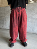 Crazy Dying Red Denim