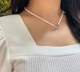 Clary Freshwater Pearl Necklace Earring Set