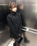 Yuha Double High Neck Wool Coat