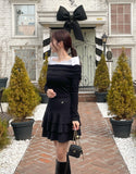 Beckin Span Mini Tiered Skirt Pants
