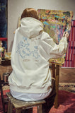 Wind Puppy Embroidered Hood Zip-Up