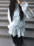Rogu Frill Layered Mini Wrap Skirt