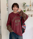 [unisex] Clean Layered Color Matching Over Long Sleeve Tee