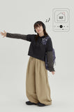[BAONHAUS] Monibeu banding balloon wide pants