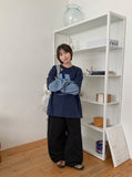 [unisex] Onbi Layered Over Long Sleeve Tee