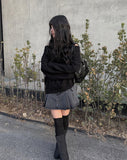 Zito Black Blue Cargo Mini Skirt