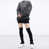 Mongs skirt leggings + leg warmer set