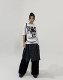 After printing loose fit short sleeves