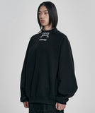 Raglan High Neck Arch Logo Sweatshirt