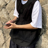 Natto Detail Pocket Vest