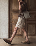 Buckle cage sandals