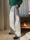 Rings Belted Wide Slacks