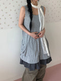 Lipf Pocket Sleeveless One Piece