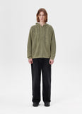 DAGGER MESH HOOD ZIP UP KNIT