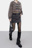 Literhan buckle fur jacket
