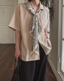Bandana scarf half shirt