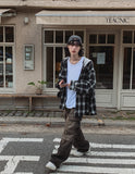 Vintage dekki washed cargo denim pants
