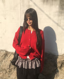 Aven Leopard Tiered Layered Wrap Skirt