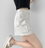 Pocket Cargo Feminine Cotton Shorts