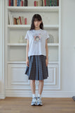 Miyucat Crop Short Sleeve Tee